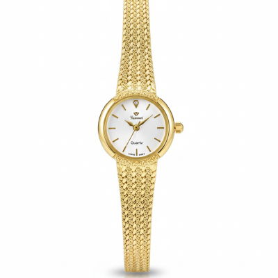 Đồng hồ nữ Funmei F2148 dây lưới – Mặt tròn 23mm, máy Miyota Nhật (Gold/Silver)